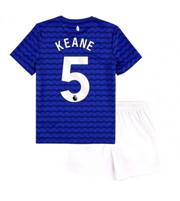 Everton Michael Keane #5 Hjemmebanetrøje Børn 2025-26 Kortærmet (+ Korte bukser)